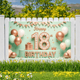 thumbnail image 5 of Yatrandify Glitter Decoration Happy Birthday Banner Balloon Decor 18th Celebration for Birthday Party Indoor Event Decoration, 5 of 6
