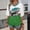 Green, variant on Loose Fit Oversized Short Sleeve Graphic Printed Tees For Women, 2026 International Soccer Sports Fan Daily Outfit Dark Blue XL