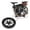 Black, variant on Folding Bike CNC Aluminum Alloy Durable Auxiliary Wheel Rolling Wheel for Pulling Pushing Accessories Parts Blue