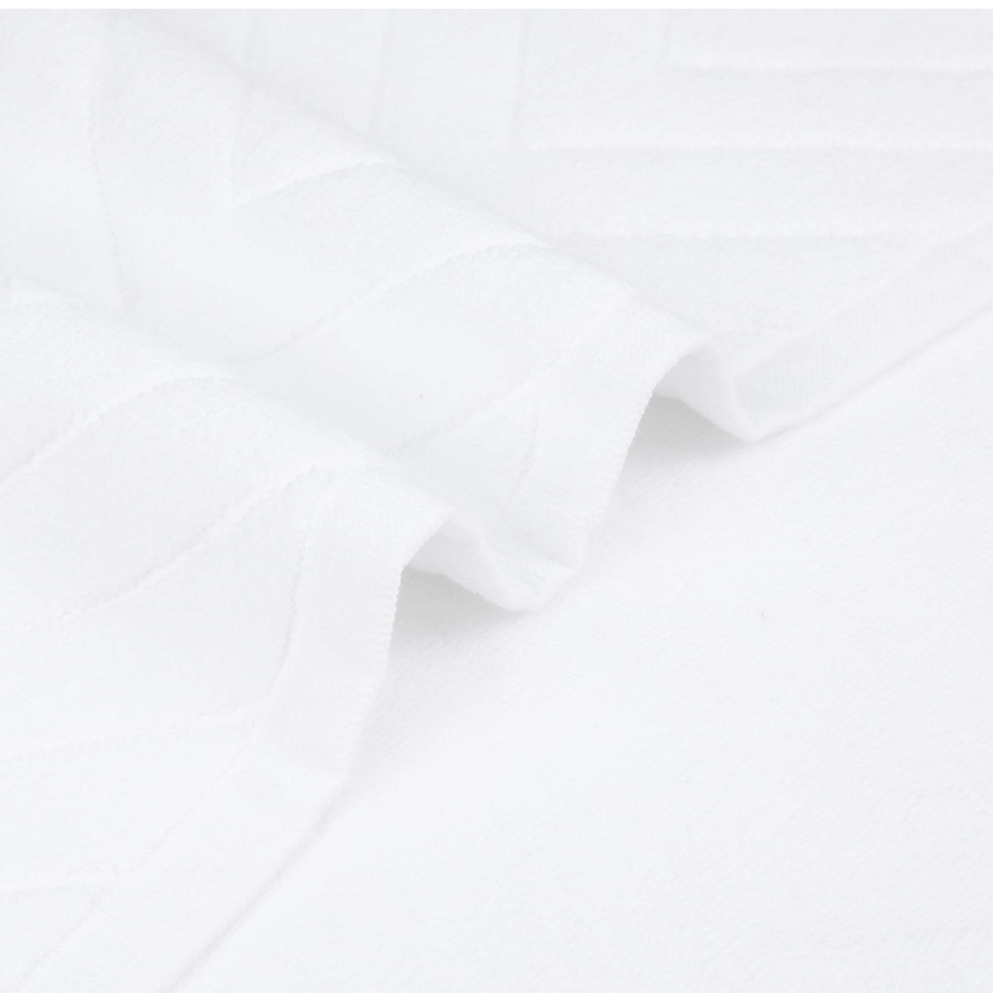 Unique Bargains Fade Resistant Cotton Bath Rugs Shower Mat Bathroom Non Slip White