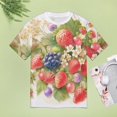 thumbnail image 4 of Various Fruits T Shirts Basic T-Shirt Short Sleeve Ladies Tee Shirt Summer Graphic Clothing, 4 of 6