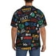 thumbnail image 3 of Fotbe Basketball Camisa Estampada de Manga Corta para Hombre, Casual de Verano, Estilo Playero, Sin Arrugas-Large, 3 of 5