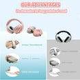 thumbnail image 5 of Eurhowing 2-in-1 Baby Ear Muffs for Noise Protection, Noise Cancelling Headphones for Infants & Toddlers 0-4 Years, Hearing Safety for Airplane Travel, Loud Events, Sleeping, White, 5 of 9