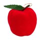 thumbnail image 2 of Red Flocked Apples Pendant Christmas Tree Ornaments Christmas Party Decoration Hanging Home Mall Bar Christmas Tree Decorations 6 Pack, 2 of 6