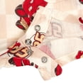 thumbnail image 4 of Disney Cars Baby Boys' Sleeveless One Piece Romper McQueen Beige Gingham, 4 of 4