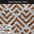 thumbnail image 5 of Vargottam Indoor/OutdoorTablecloth58x58 InchSquareTablecloth Waterproof PatioTableCloths- Spring/SummerTableCovers for Backyard RectangularTable/BBQs/Picnic -Tawny Brown2, 5 of 5