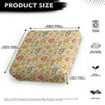 thumbnail image 4 of Renewold Flower Beige Sofa Seat Cushion Slipcover Elastic Soft Couch Slipcover Spandex Separate Armchair Slipcover Pet Friendly for Living Room Home Decor, S, 4 of 5