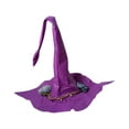 thumbnail image 1 of Disfraz de Cosplay de sombrero de Halloween de moda para vestir accesorios rojo púrpura, 1 of 9