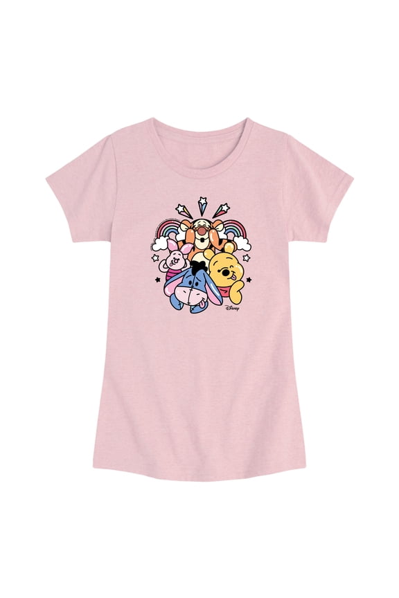 - Silly Face Characters - Toddler Girls Fitted Short Sleeve T-Shirt