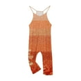 thumbnail image 6 of Hpgjzj Girl's Casual Sleeveless Jumpsuits Spaghetti Strap Loose Romper Cute Print Kids Long Pants with Pockets Summer Clothes, 6 of 6