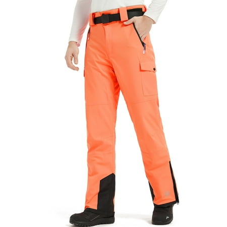 HARD LAND Men's Ski Pants Windproof Insulated Snow Pants Waterproof Durable Snowboard Pants for Winter