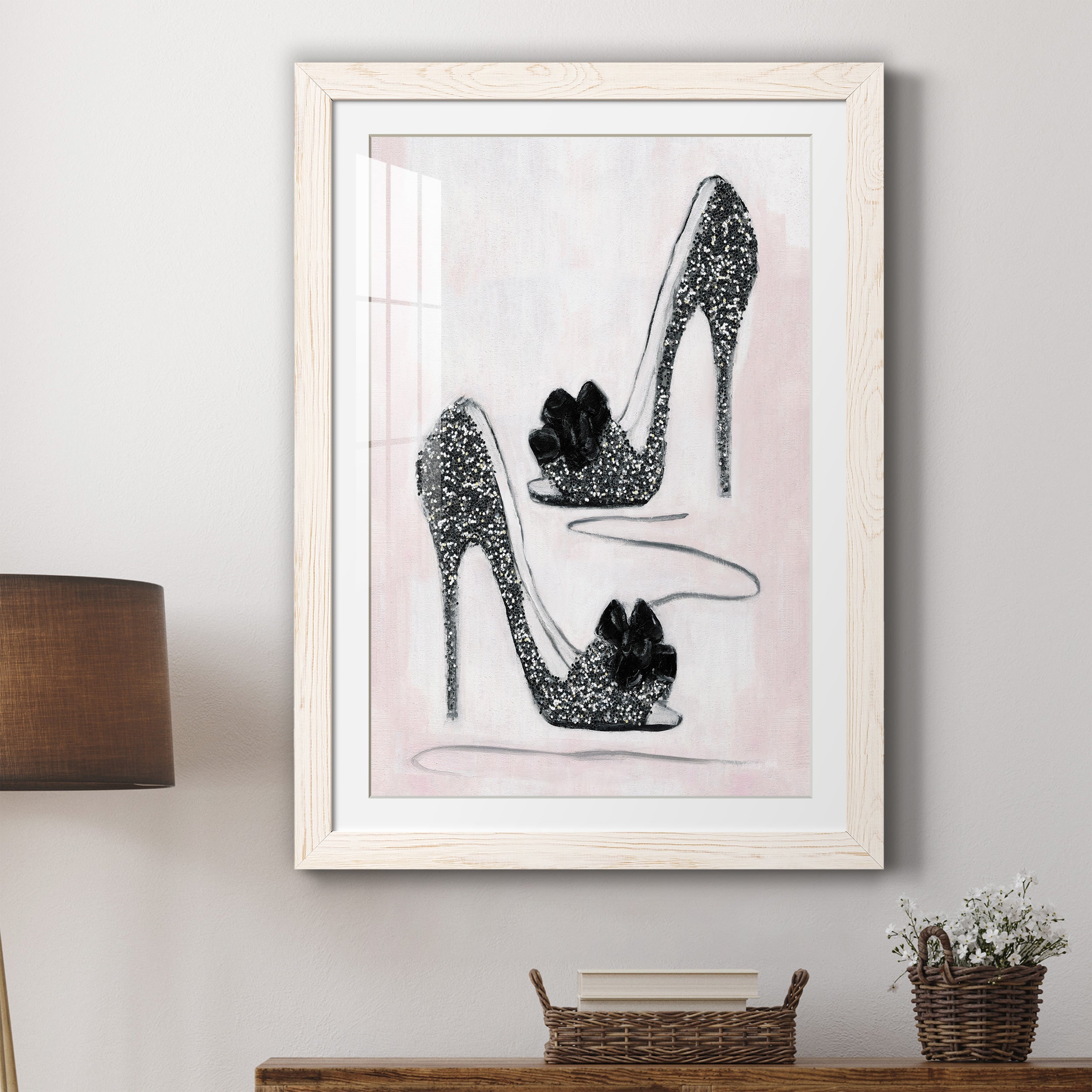 Shoes That Dazzle I - Premium Framed Print - Distressed Barnwood Frame - Ready to Hang