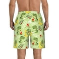 thumbnail image 3 of Naloa Cute Dinosaurs Cartoon Men's Beach Shorts, Surfing shorts, Swim trunks, Quick Dry Swim Trunks for Surfing Beach Fun - XX-Large, 3 of 9