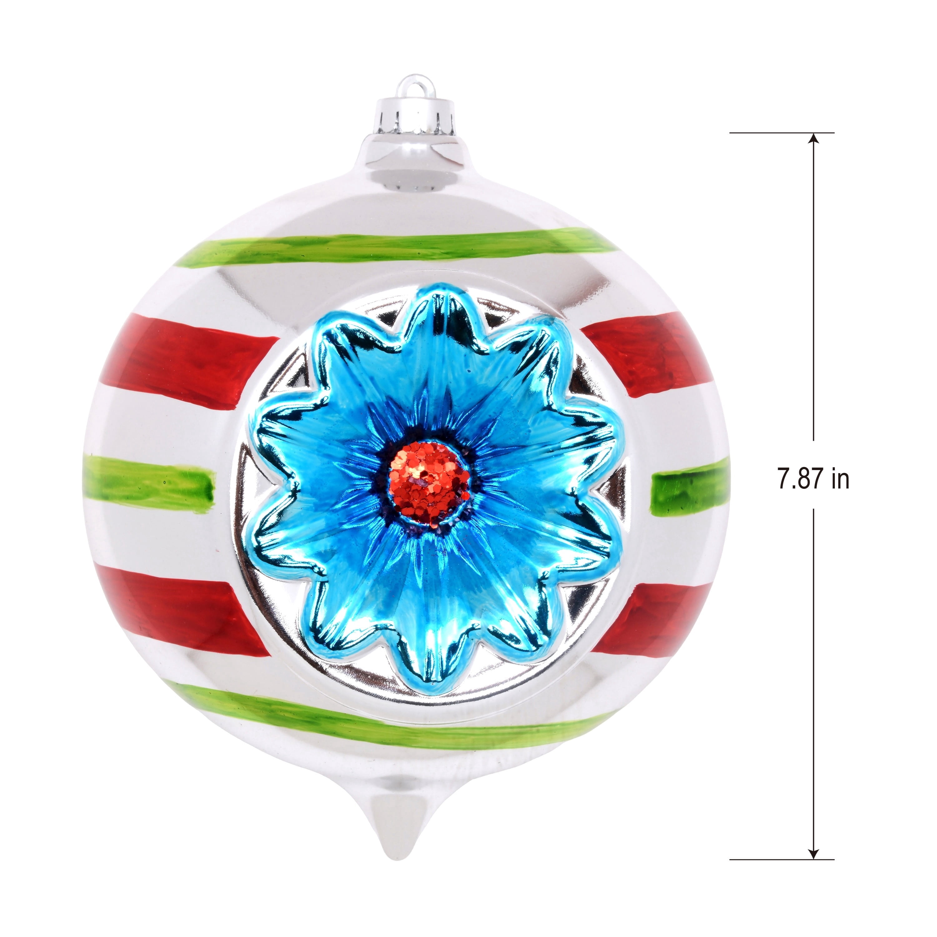 2-Count Multicolor Jumbo Witch Eye Shatterproof Christmas Ornaments, 9.8", by Holiday Time