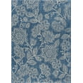 thumbnail image 3 of 4x6 Water Resistant, Indoor Outdoor Rugs for Patios, Front Door Entry, Entryway, Deck, Porch, Balcony | Outside Area Rug for Patio | Indigo, Floral | Size: 3'11'' x 5'2'', 3 of 8