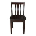 thumbnail image 5 of International Concepts Indoor Wood Kids San Remo Chairs in Rich Mocha - Set of 2, 5 of 13