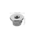 thumbnail image 2 of GAXIRE 25 Pcs Écrous à Bride en Acier Inoxydable Résistants aux Vibrations pour Applications Industrielles, 2 of 7