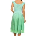 thumbnail image 2 of Sakkas Spring Maiden Ombre Peasant Dress - Mint - One Size, 2 of 5