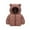 Coffee, variant on QQAMB Baby Boys Girls Winter Coats Toddler Bear Hoods Down Jacket Infant Kids Light Puffer Padded Outwear Coat,2 Years