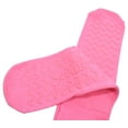 thumbnail image 3 of 4 Pairs of Ultra Soft Non-Slip Grip Slipper Socks, Pink - Fall Injury Prevention Hospital Sock for Safety, Comfort and Warmth - All Around Tread Pattern, 3 of 5