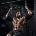 thumbnail image 5 of Hanging Ab Straps, for Pull Up Bar Core Training Leg Raises Home Gym Exercise Equipment, Black, 5 of 7