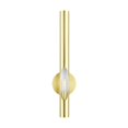 thumbnail image 4 of Livex Lighting Acra Satin Brass 1 Light Wall Sconce, 4 of 4