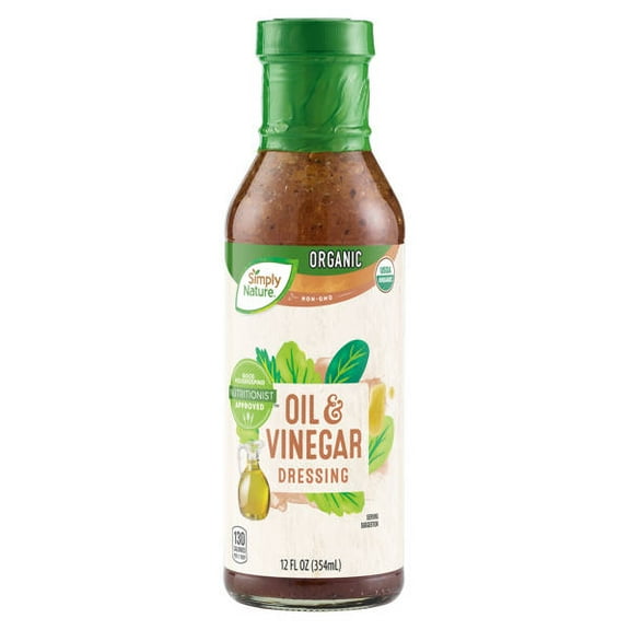 Organic Oil and Vinegar Dressing, 12 fl oz- Pack of 5