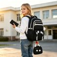 thumbnail image 2 of Weebloom Large School Backpack With Lunch Box Pencil Case For Kids Boys Girls Cute 3Pcs School Bags Set Daypack Bookbag Elementary Middle High School Black, 2 of 5
