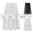 thumbnail image 3 of Samdudou Womens Skirts Maxi Skirt High Waisted Lace Long Skirt Sheer Overlay Elegant Evening Party Bottoms, 3 of 5