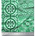 thumbnail image 3 of Soimoi Satin Silk Fabric Damask Patchwork Decor Fabric Printed Yard 42 Inch Wide, 3 of 3