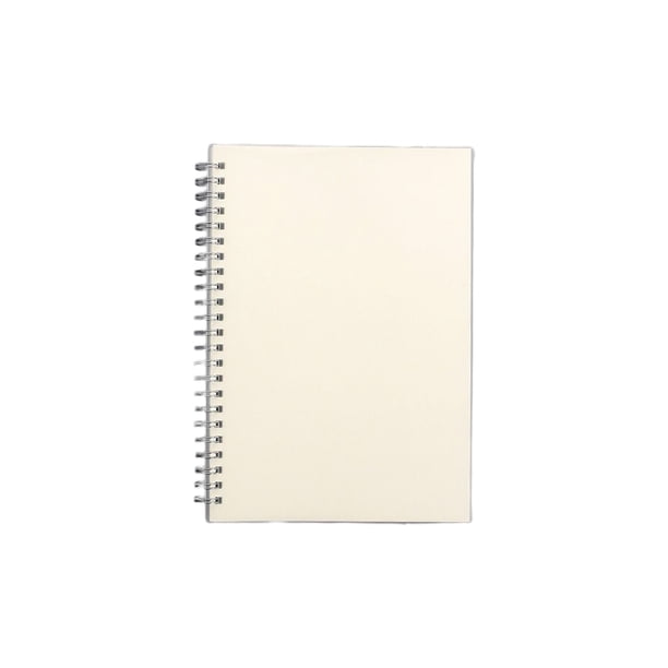 Kearding Carpeta de hojas sueltas transparente, cuaderno portátil, cuaderno de bocetos, diario semanal, agenda de hábitos, cuadernos, Suministros de escritura y corrección A5 en blanco 21x15.2xm