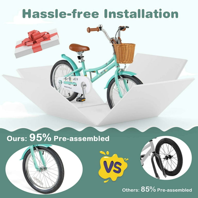 18 Inch Kids Heritage Bike Pazzaz 18 Inch Petal Kids Heritage Bike