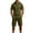 *Army Green, variant on VBVC Men's 2 Piece Drawstring Sweatsuit with Pockets , Summer Short Sleeve Hoodie and Shorts Set for Men, S-2XL