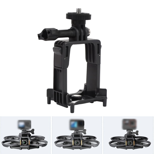 Soporte de Cámara de Acción de Drones, Soporte de la Cámara de Acción de Drones Soporte de Montura de Dualista Dual Liviano Liviano para Aire Libre