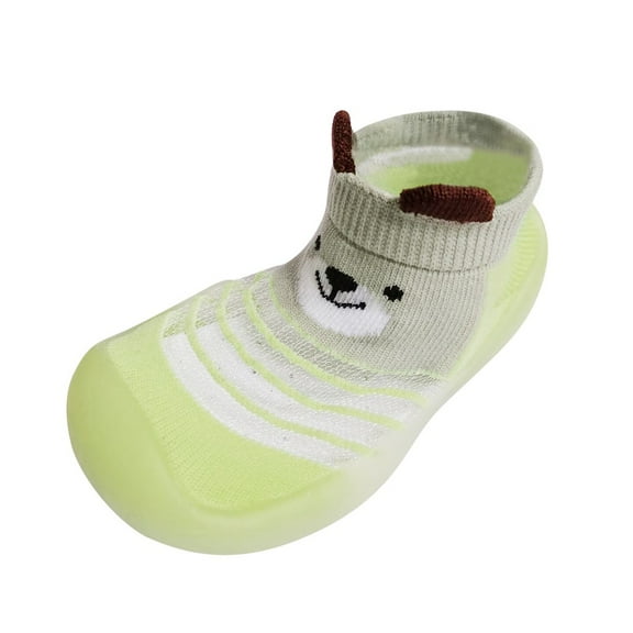 Honeeladyy Toddler Infant Little Kids Baby Girls Boys Cartoon Cute Soft Sole Knitted Breathable Shoes