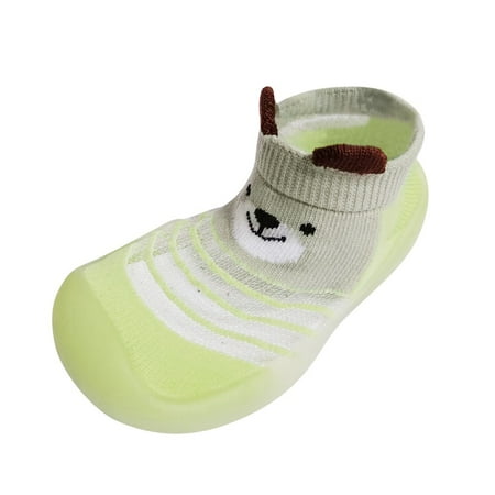 

Mikilon Toddler Infant Baby Girls Boys Cartoon Cute Knitted Breathable Shoes Toddler Shoes for Girls 15-18 Month 2023 Summer Deals
