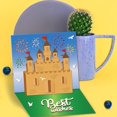 thumbnail image 2 of 3D Fireworks Castle Cut Dies Castle Shaker Metal Cutting Die Dream Castle Cutting Die Fireworks Cutting Dies for DIY Scrapbooking Photo Album Decorative Embossing Paper Card, 2 of 7