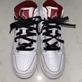 thumbnail image 1 of Size 7Y Jo r-dan 1 Mid White And Red, 1 of 5