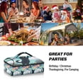thumbnail image 7 of Iauyy Casserole Carrier for Hot Food Insulated Casserole Travel Carry Bag with Lid Food Warmer Bag for Party/Picnic,Rainbow Magic, 7 of 7
