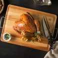 thumbnail image 4 of ZWILLING Cherry Wood Carving Board with Handles, 4 of 7