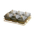 thumbnail image 1 of 6 tazones para servir refrigerios, plato divisorio para postres, plato para frutas secas, platos para refrigerios, plato para servir refrigerios de verde oscuro, 1 of 8
