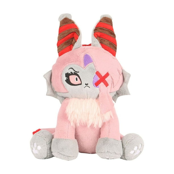 Peluche, Peluches de Halloween, Peluche, Hotel Hasbin, Peluche del Hotel Hazbin, Personajes Lindos Meow Anime Peluches, Juguetes de Muñecas de Gato Rellenas Regalos para Fans Niños Niñas