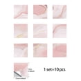 thumbnail image 2 of FUDAKUNA 10Sheet Waterproof Peel and Stick Tile Transfer Wall Sticker 5.91"x5.91" Pink Gold Vinyl Removable Tiles Backsplash, 2 of 8