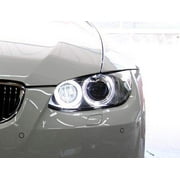 iJDMTOY White H8 LED Angel Eyes Compatible with BMW 128i 135i 1M 328i 335i M3 535i 550i M5 Z4 X1 X5 X6, (2) Halo Ring Marker Bulbs Powered by 20W High Power 7000K LED Lights
