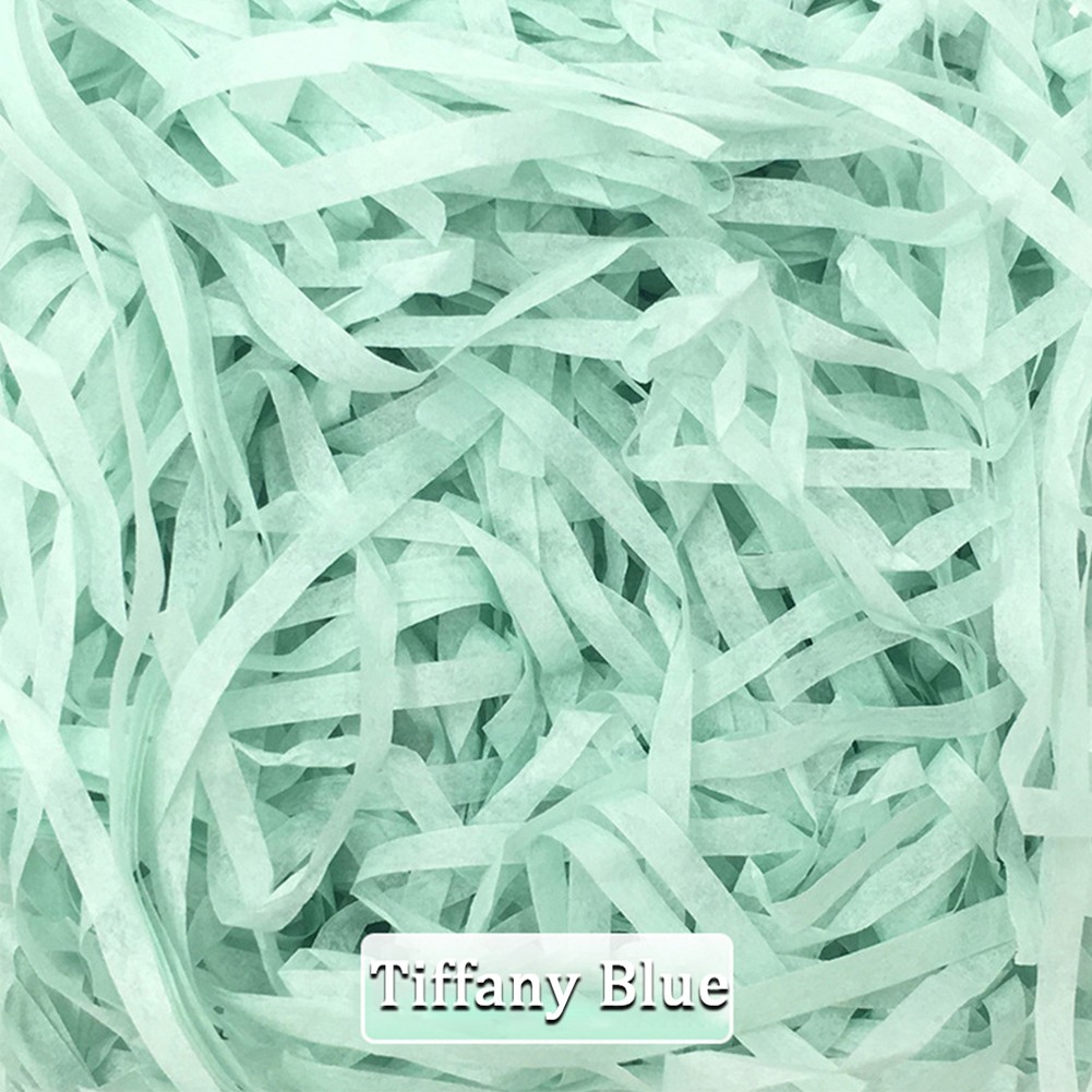 Scrapbooking Extra Soft Shredded Tissue Paper 20 Grams of BABY BLUE