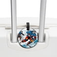 thumbnail image 3 of Ice Hockey Set of 2pcs PU Leather Round Suitcase Tags with Privacy Cover and Name ID Tag - Ideal for Travel Luggage, Handbags, Backpacks, School Bags, 3 of 6