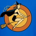 thumbnail image 3 of CafePress - Retro Witch T Shirt - Dark T-Shirt Kids XS-XL, 3 of 4