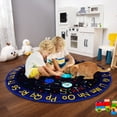 thumbnail image 4 of Kids Rug,Kids Collection Area Rug for Learning Alphabet,Ultra Soft Low Pile Solar System Kids Play Mat for Classroom Playroom Bedroom, 4 of 9