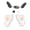 White, variant on Realistic Animated Cats Ear Headband With Customizable Spacing Electric Moveable Ear Hairhoop For Use