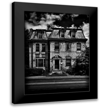 Carson, Brian 12x14 Black Modern Framed Museum Art Print Titled - Dundas Street West Toronto No 370
